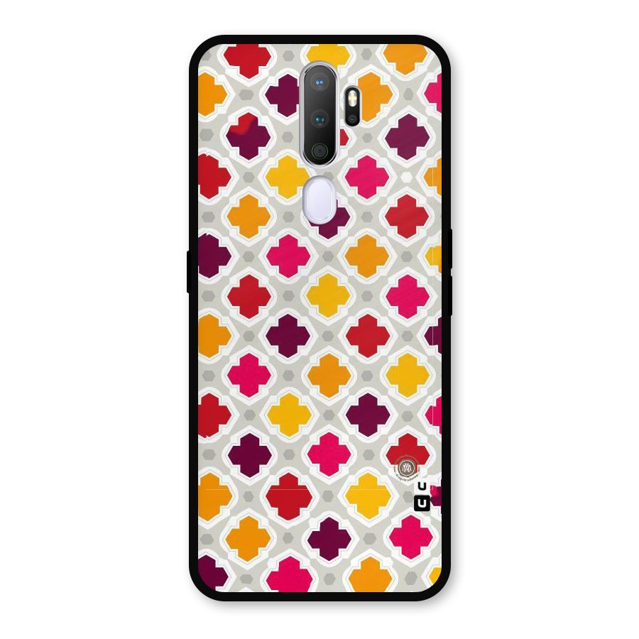 Bright Pattern Metal Back Case for Oppo A9 (2020)