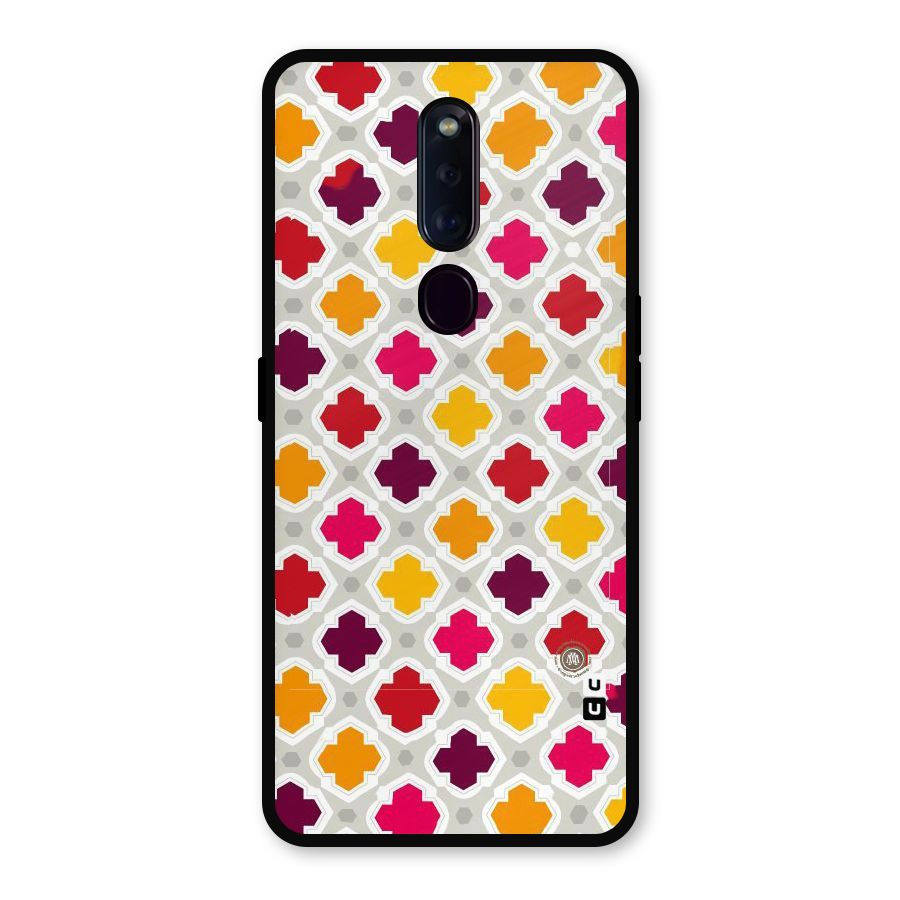 Bright Pattern Metal Back Case for Oppo F11 Pro