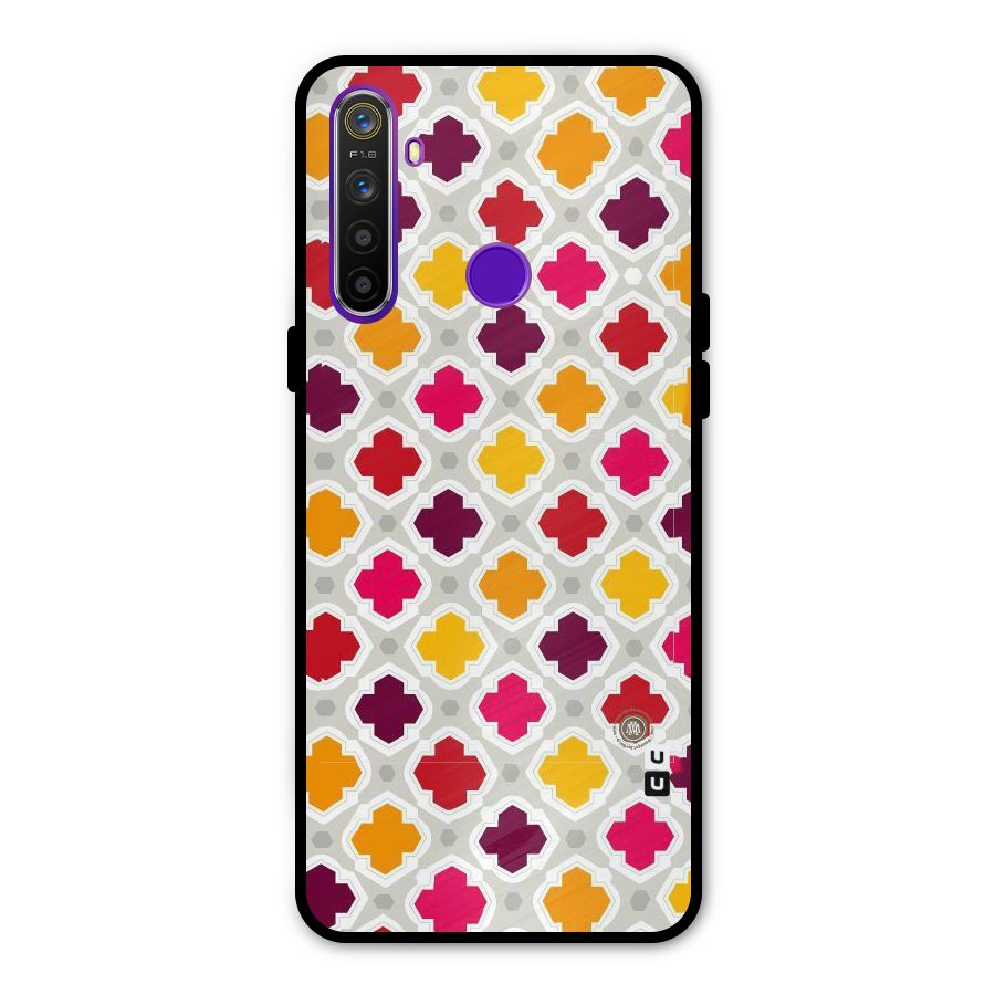 Bright Pattern Metal Back Case for Realme 5
