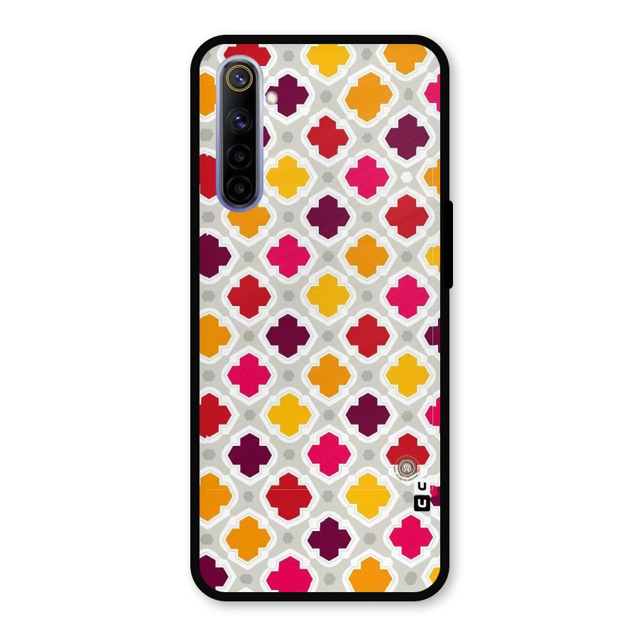 Bright Pattern Metal Back Case for Realme 6