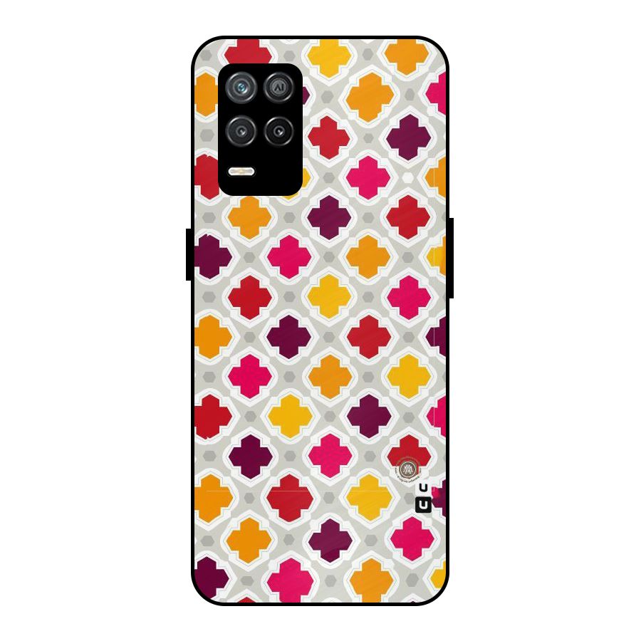 Bright Pattern Metal Back Case for Realme 8s 5G