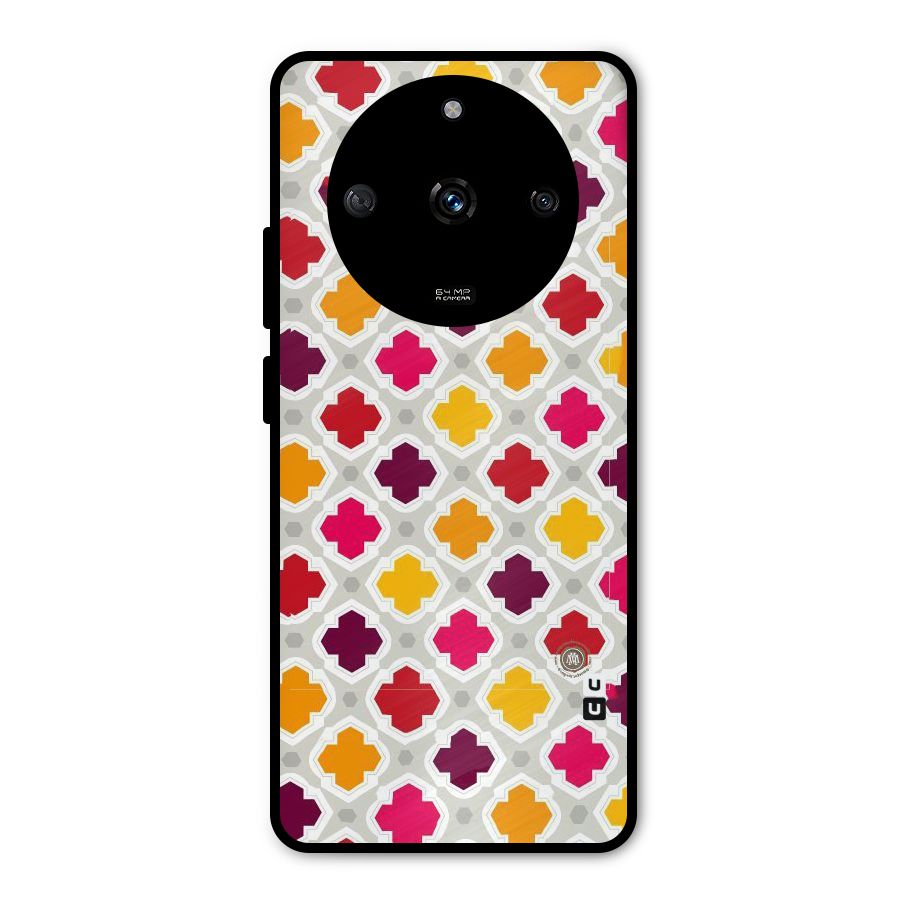 Bright Pattern Metal Back Case for Realme Narzo 60 5G