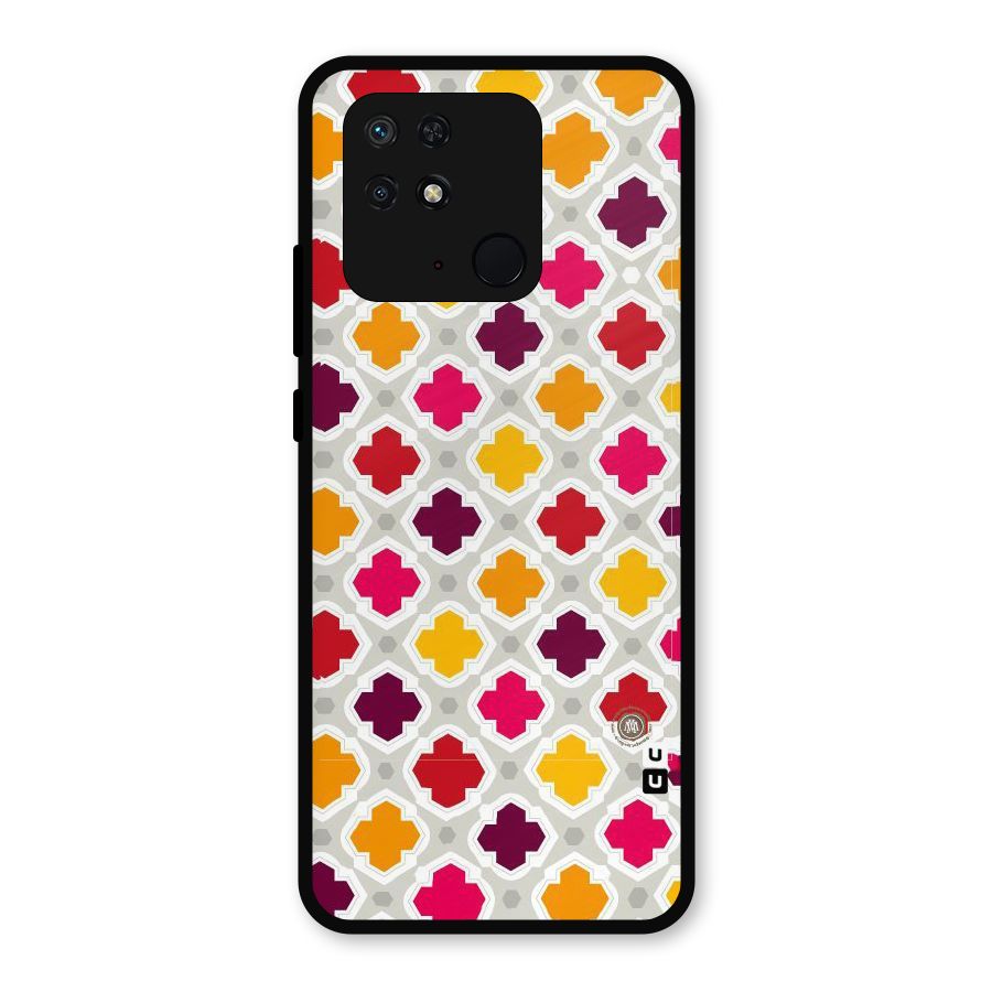 Bright Pattern Metal Back Case for Redmi 10