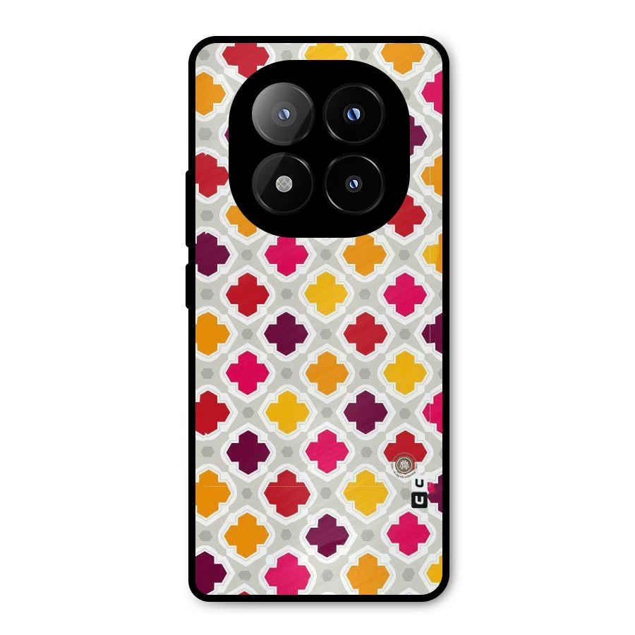 Bright Pattern Metal Back Case for Redmi Note 14 Pro Plus 5G