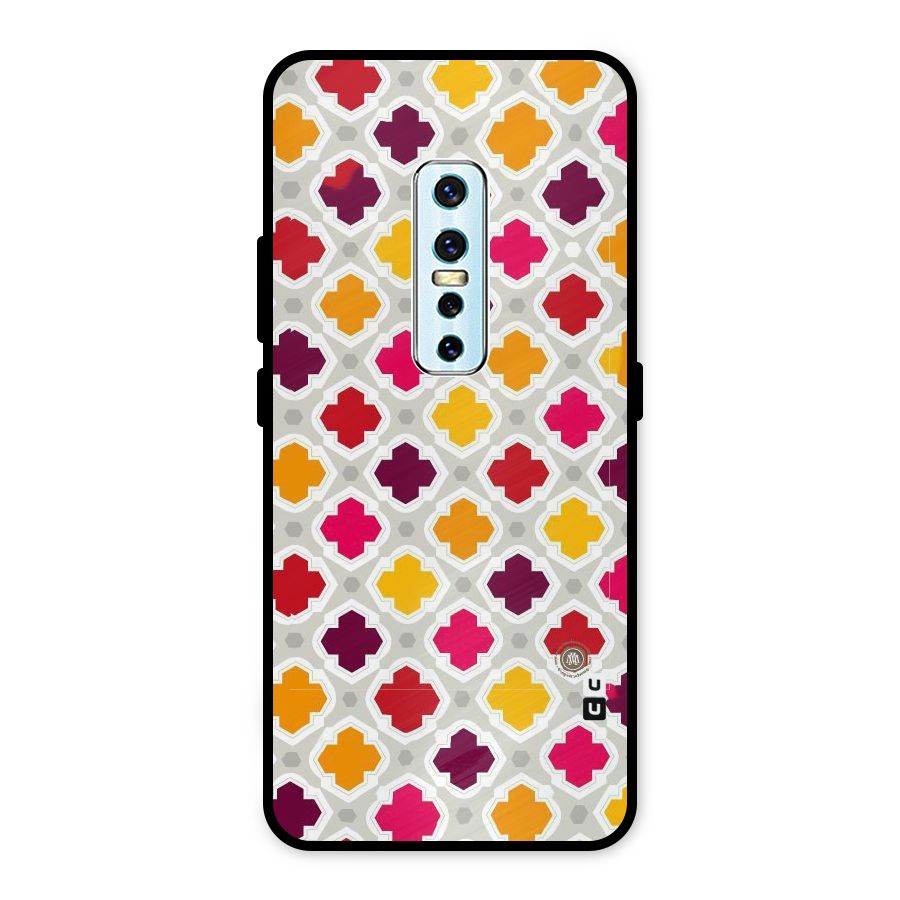 Bright Pattern Metal Back Case for Vivo V17 Pro
