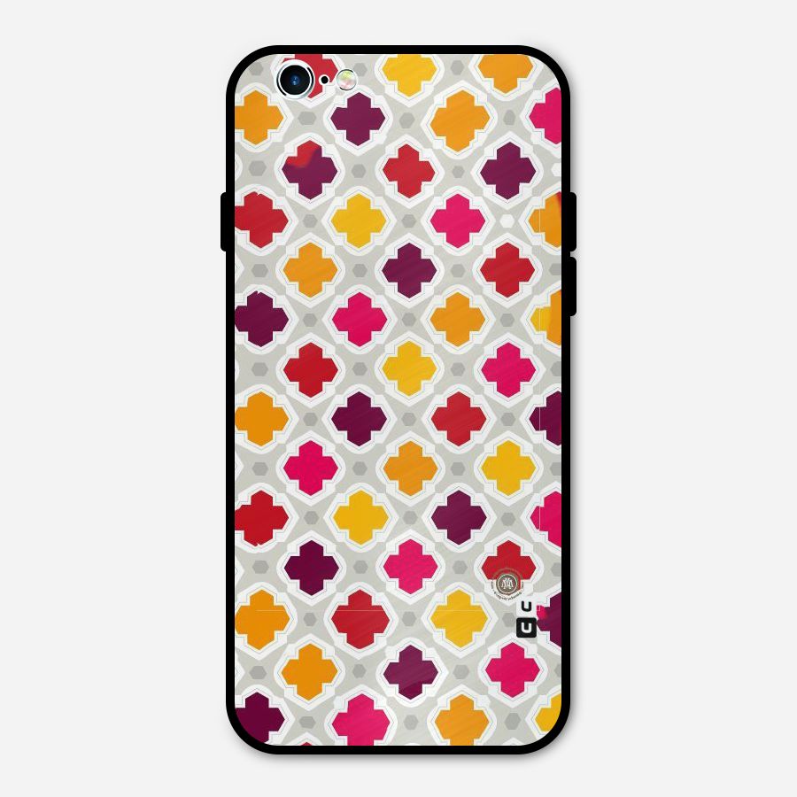 Bright Pattern Metal Back Case for iPhone 6 6s