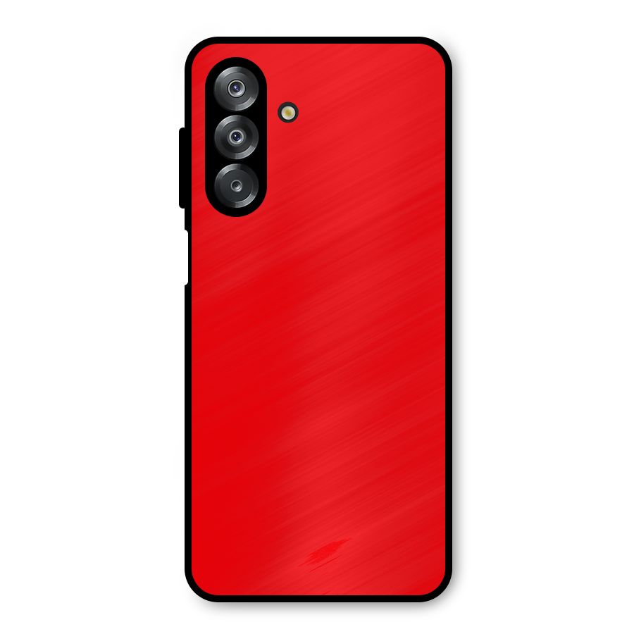 Bright Red Metal Back Case for Galaxy A26