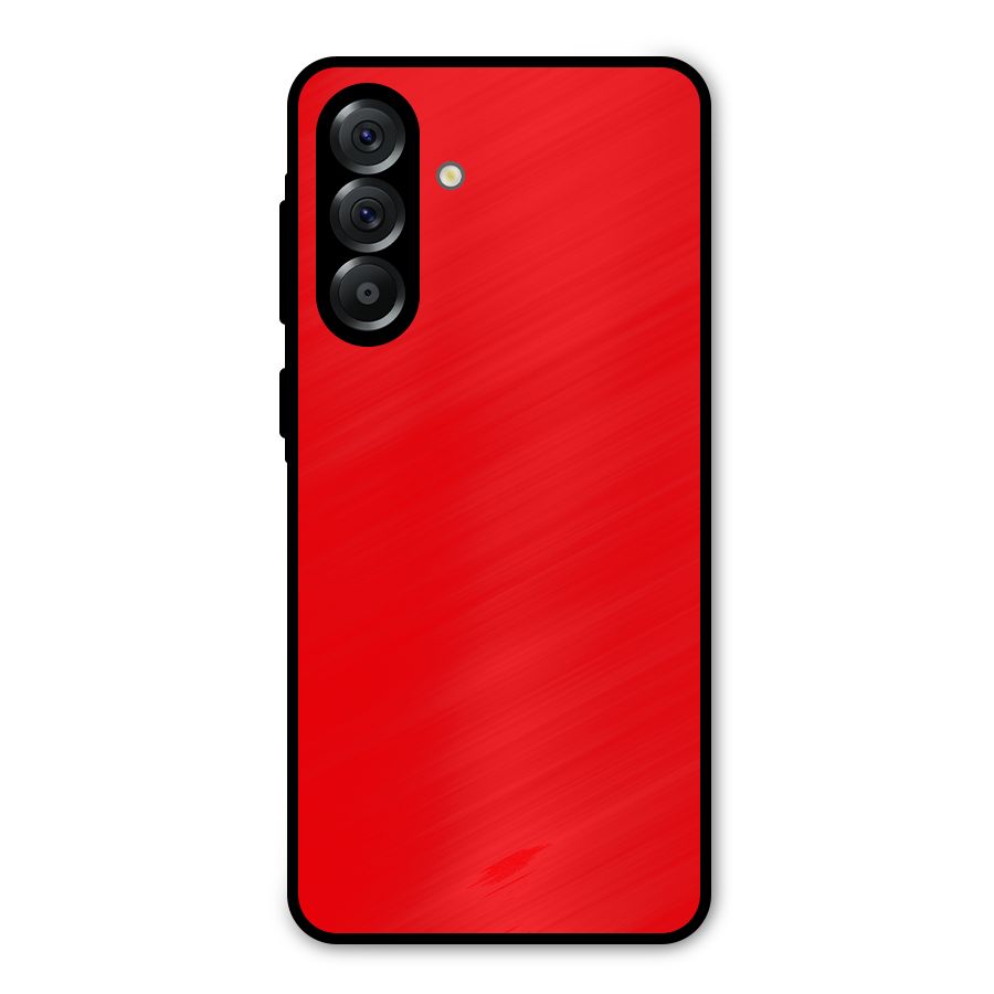 Bright Red Metal Back Case for Galaxy A36