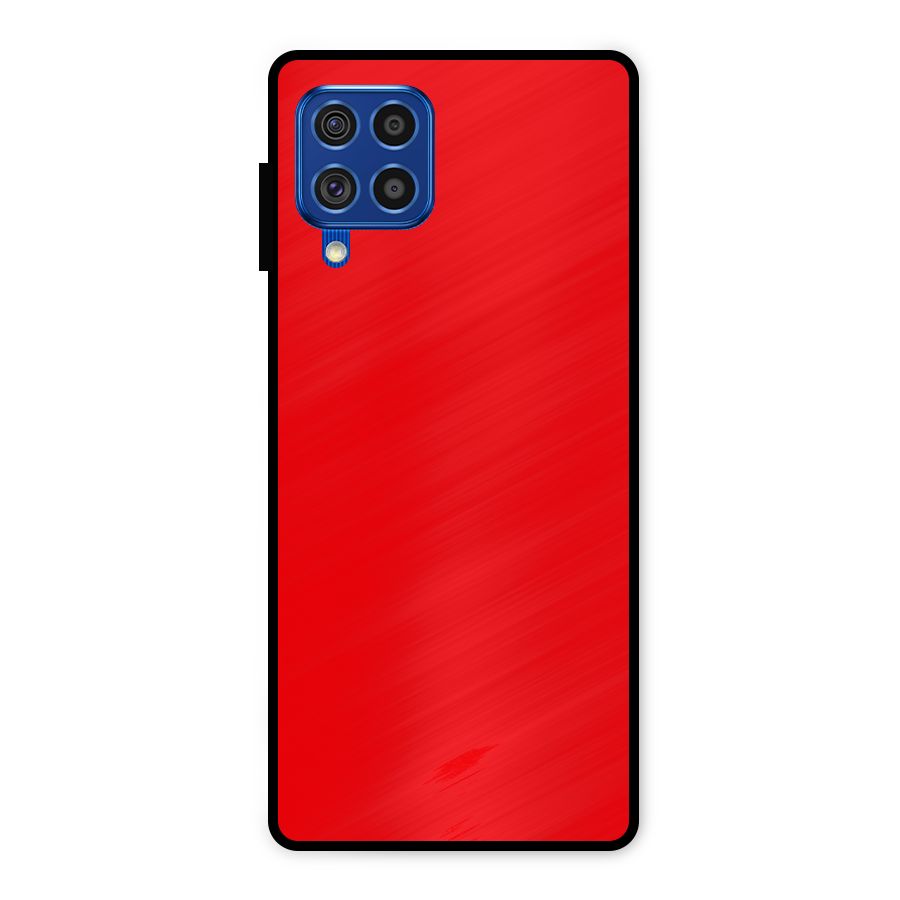 Bright Red Metal Back Case for Galaxy F62