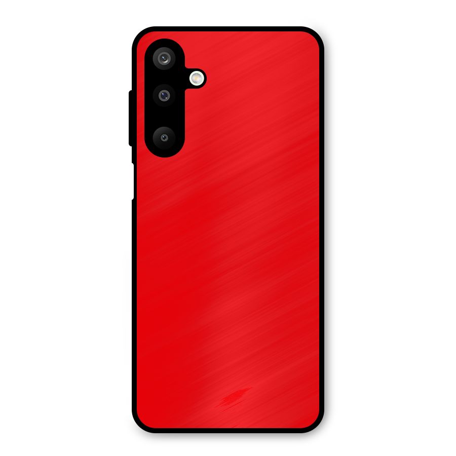 Bright Red Metal Back Case for Galaxy M16