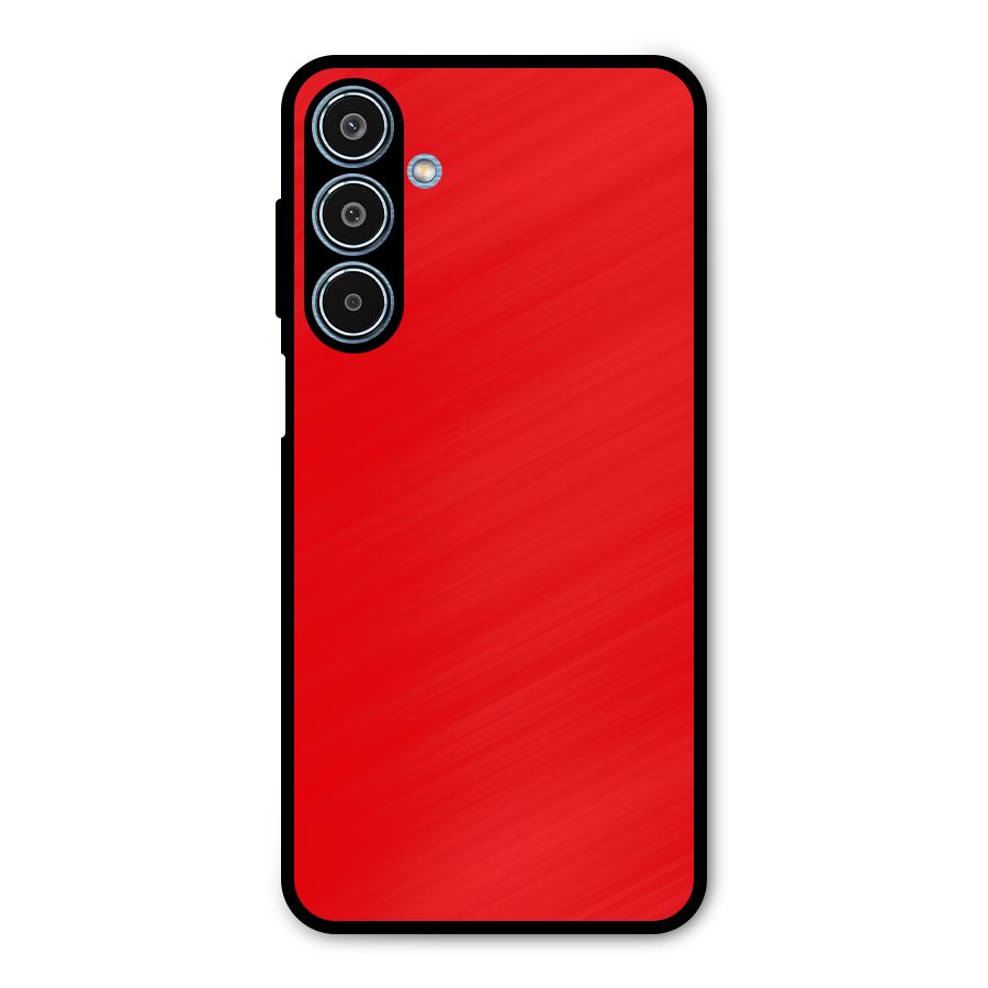 Bright Red Metal Back Case for Galaxy M35
