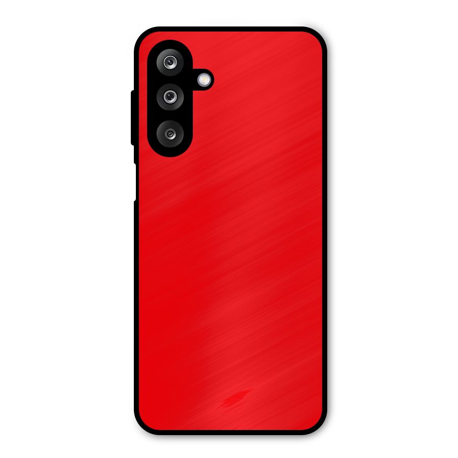 Bright Red Metal Back Case for Galaxy M36