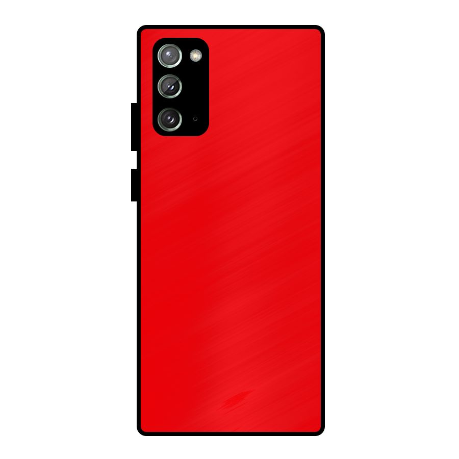 Bright Red Metal Back Case for Galaxy Note 20