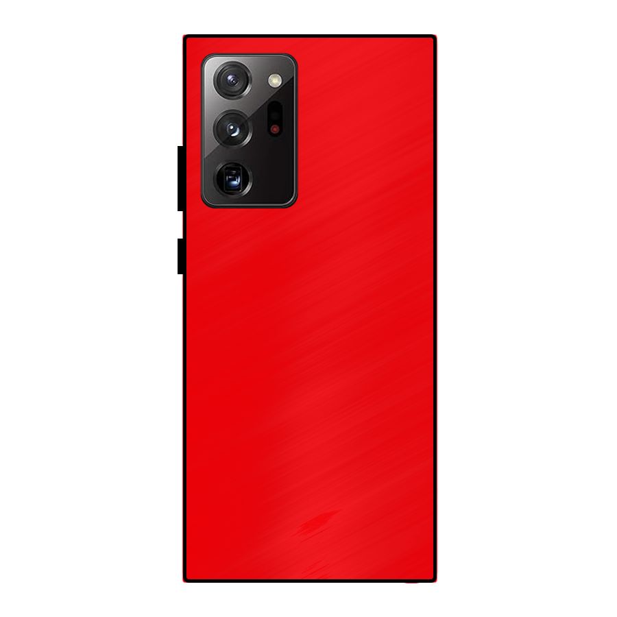 Bright Red Metal Back Case for Galaxy Note 20 Ultra