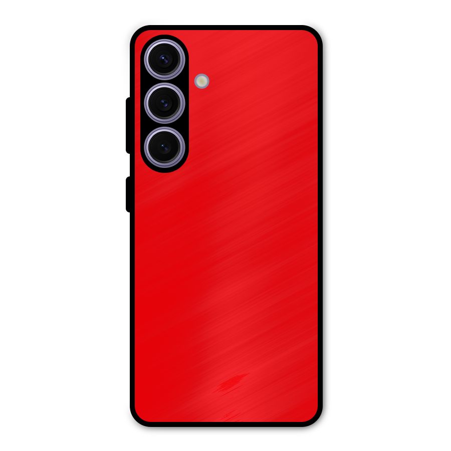 Bright Red Metal Back Case for Galaxy S24