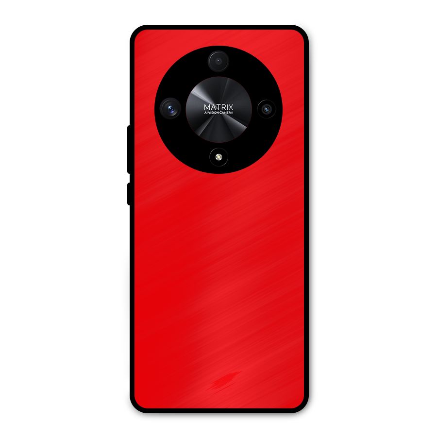 Bright Red Metal Back Case for Honor X9b