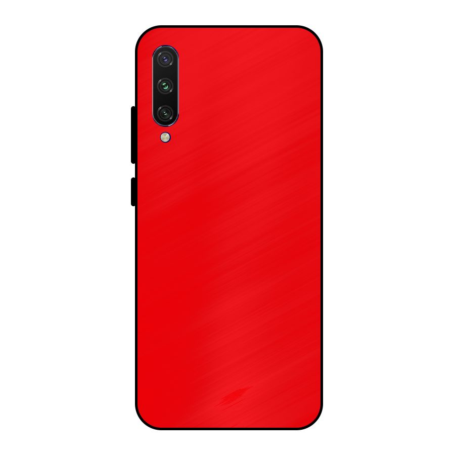 Bright Red Metal Back Case for Mi A3