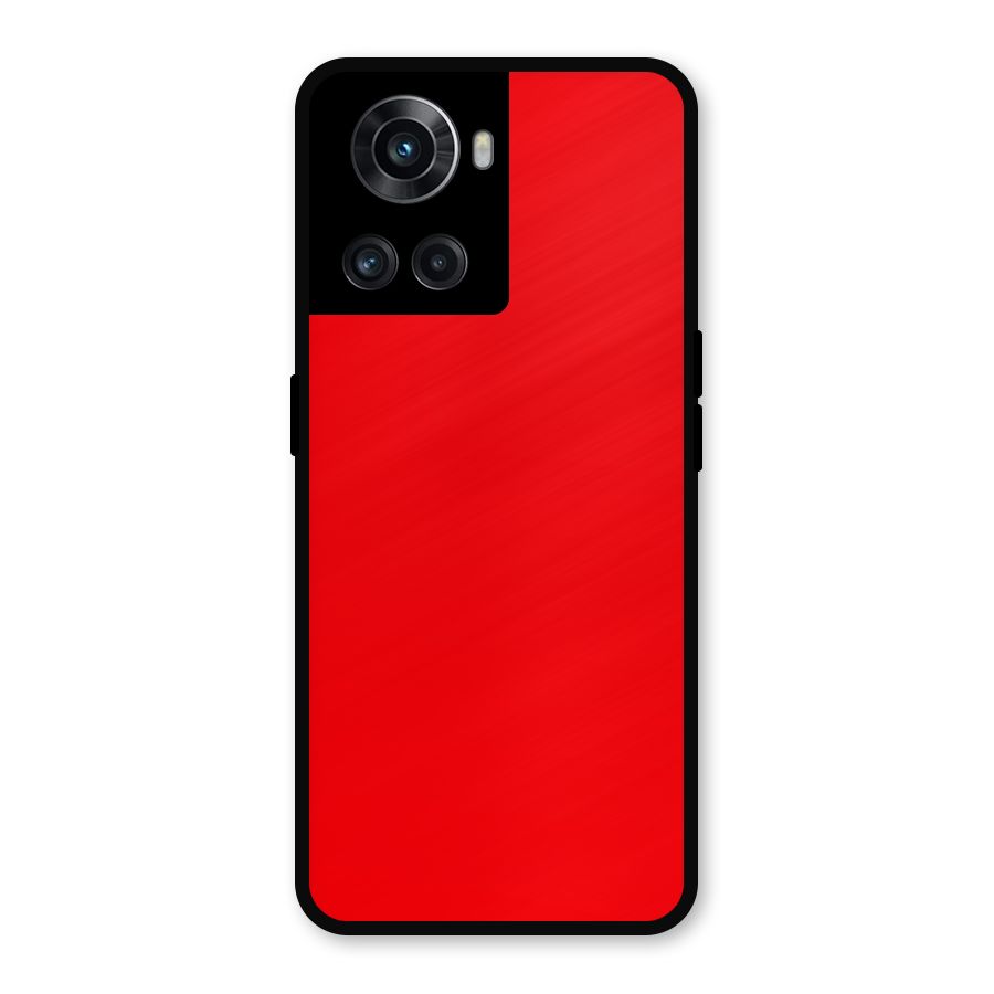 Bright Red Metal Back Case for OnePlus 10R