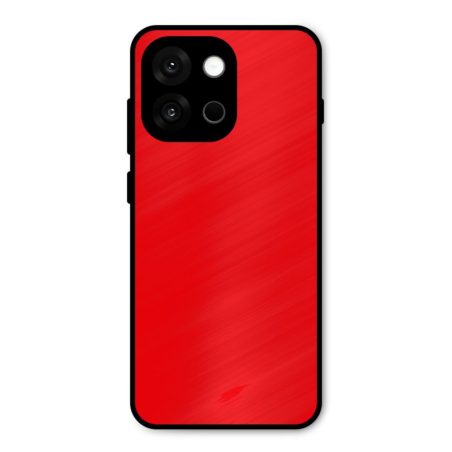 Bright Red Metal Back Case for OnePlus 13s