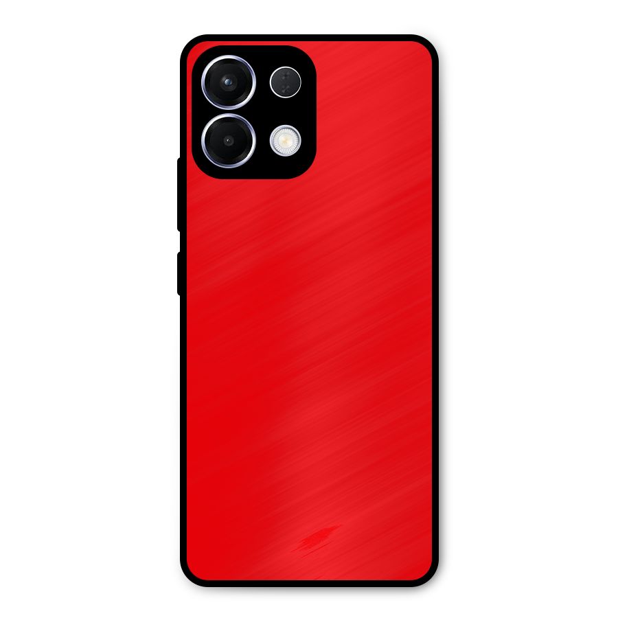 Bright Red Metal Back Case for Oppo K13