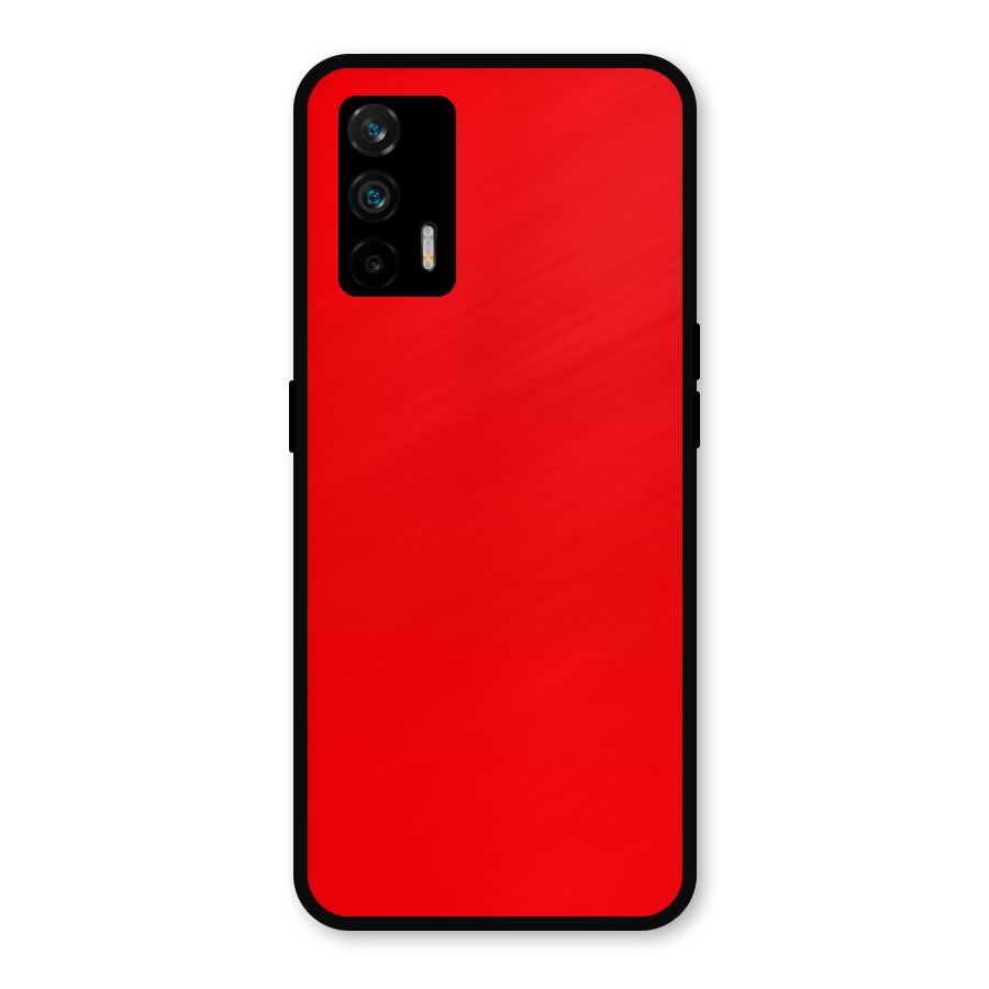 Bright Red Metal Back Case for Realme GT 5G
