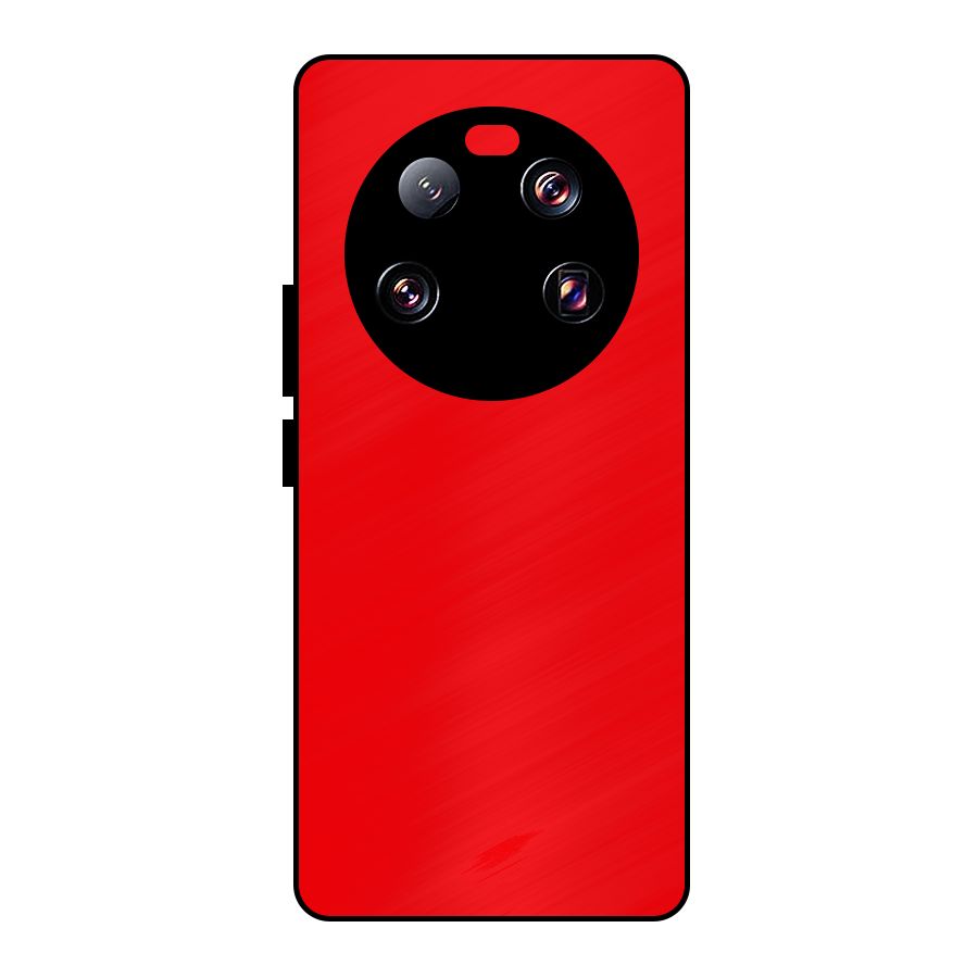 Bright Red Metal Back Case for Xiaomi 13 Ultra