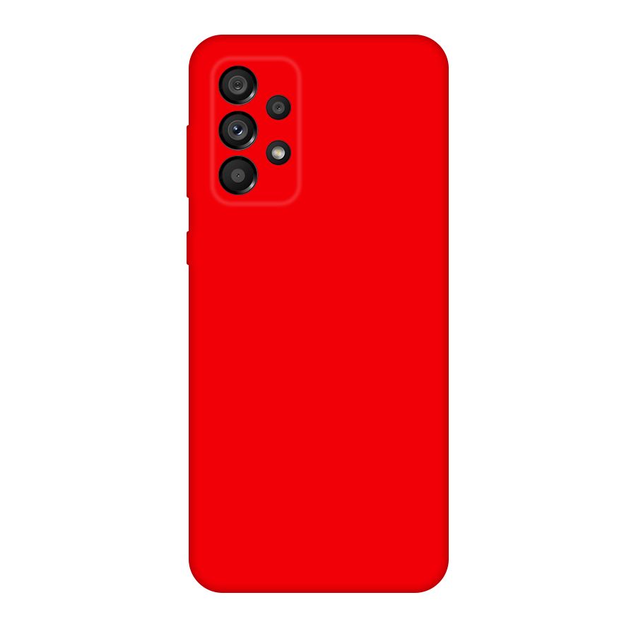 Bright Red Original Polycarbonate Back Case for Galaxy A73 5G