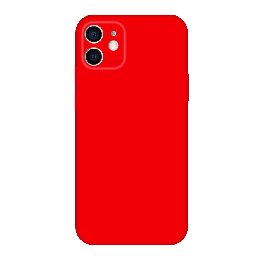 Bright Red Original Polycarbonate Back Case for iPhone 12