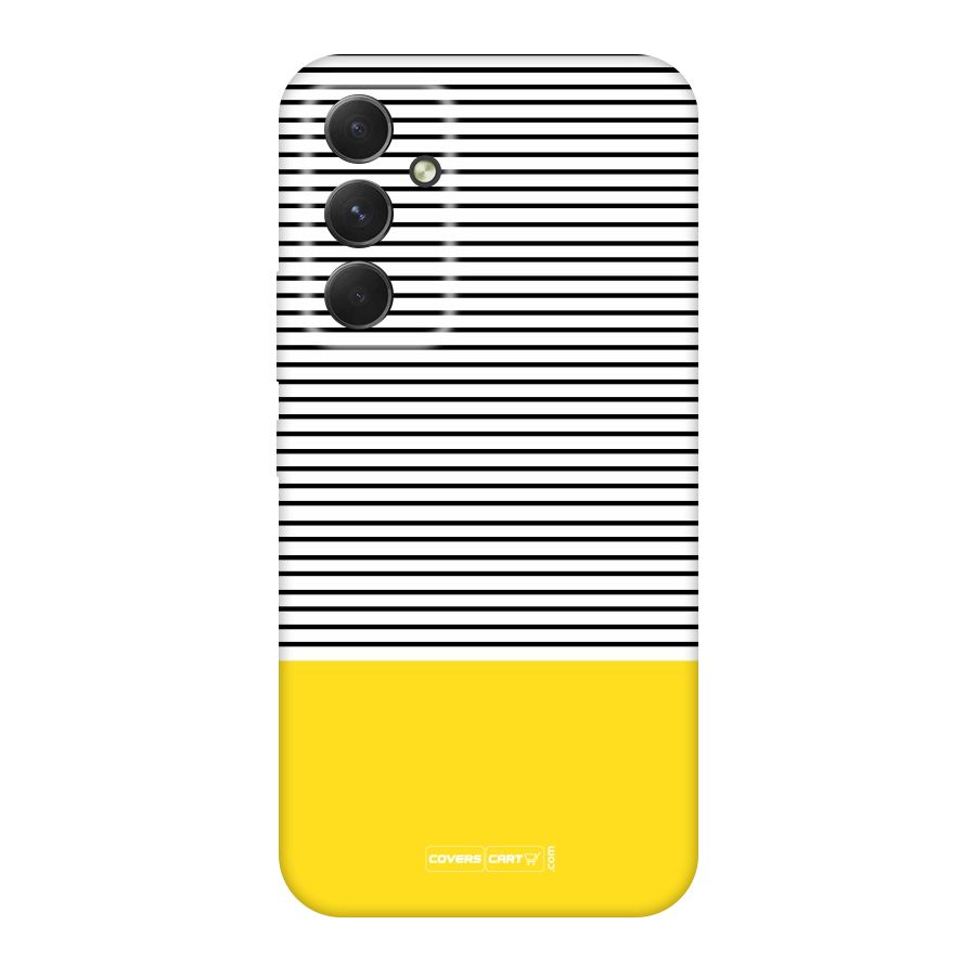 Bright Yellow Stripes Original Polycarbonate Back Case for Galaxy A54