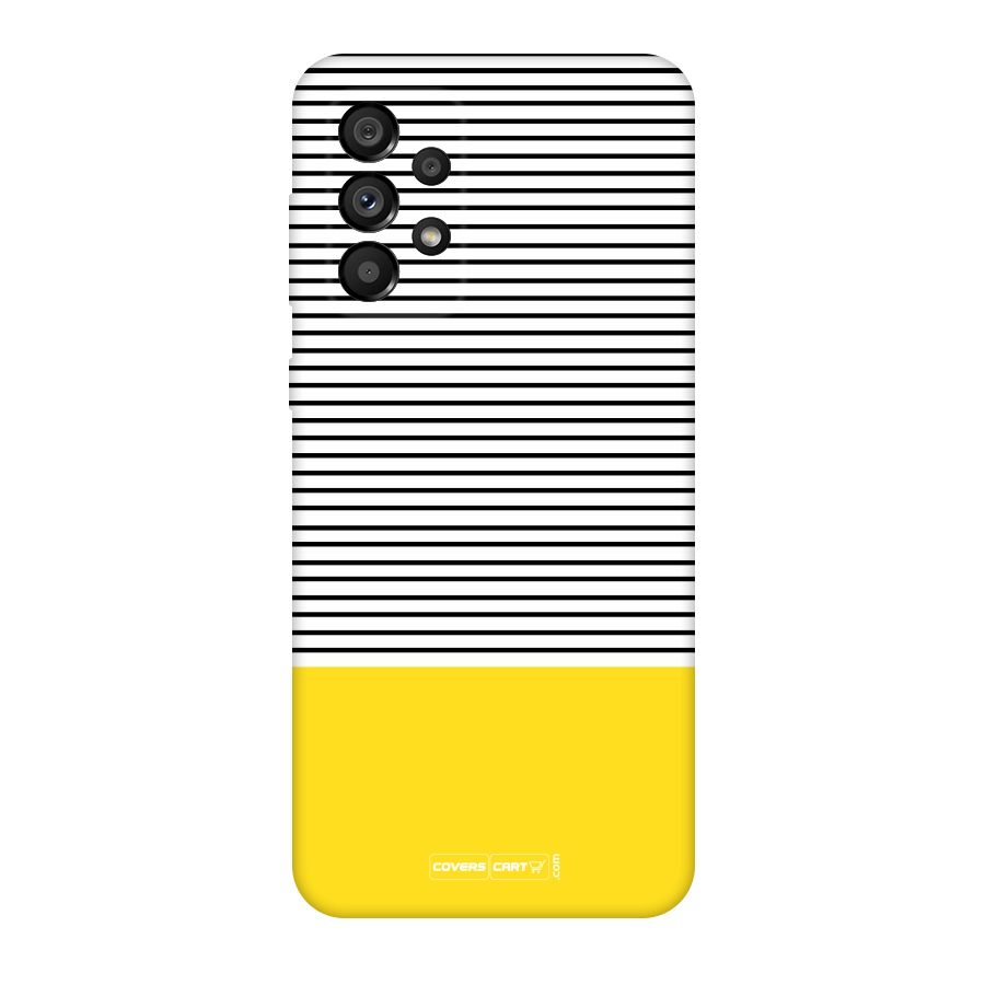 Bright Yellow Stripes Original Polycarbonate Back Case for Galaxy A73 5G