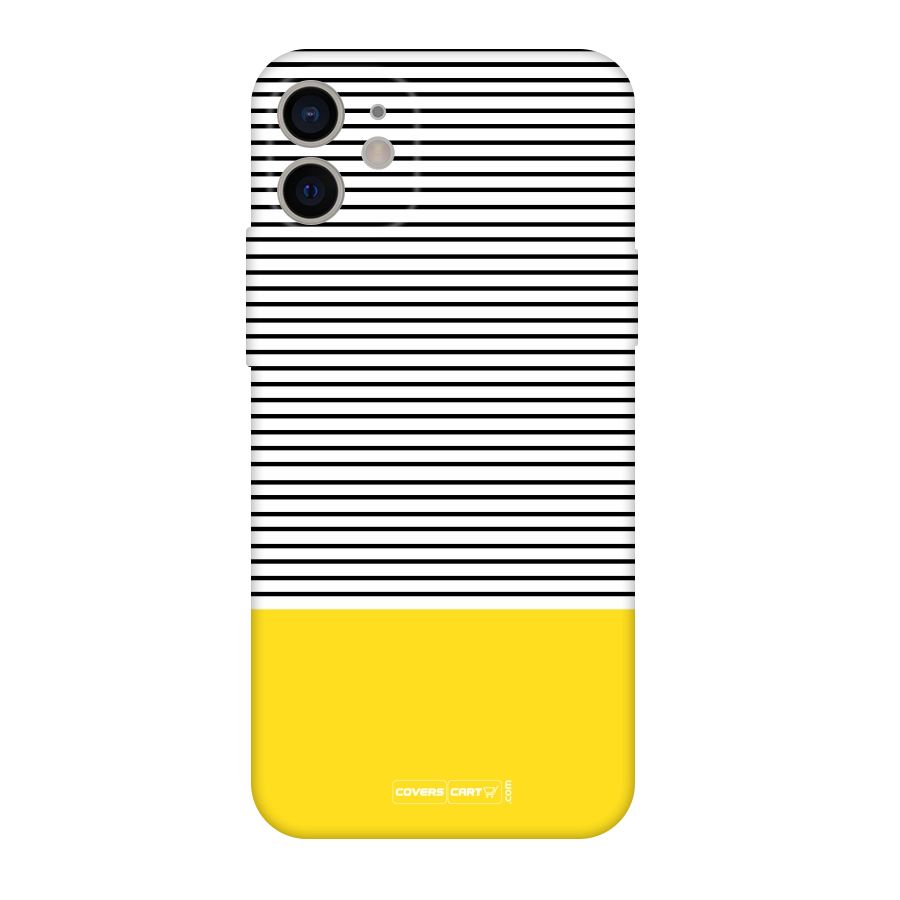 Bright Yellow Stripes Original Polycarbonate Back Case for iPhone 11