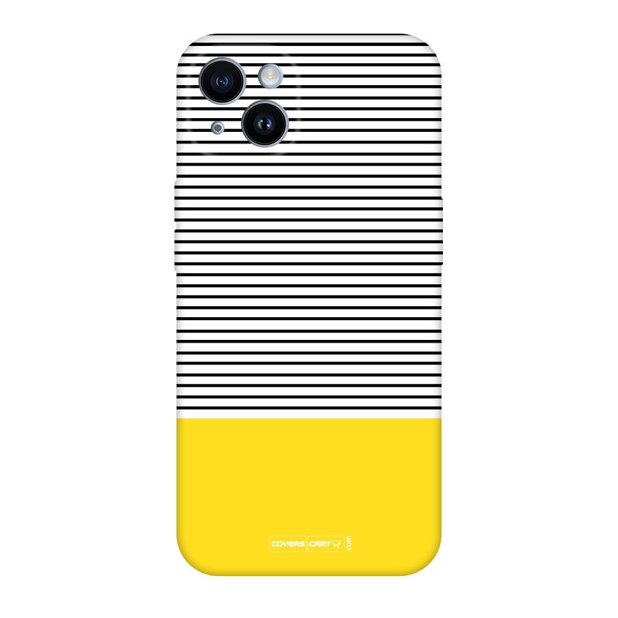 Bright Yellow Stripes Original Polycarbonate Back Case for iPhone 14