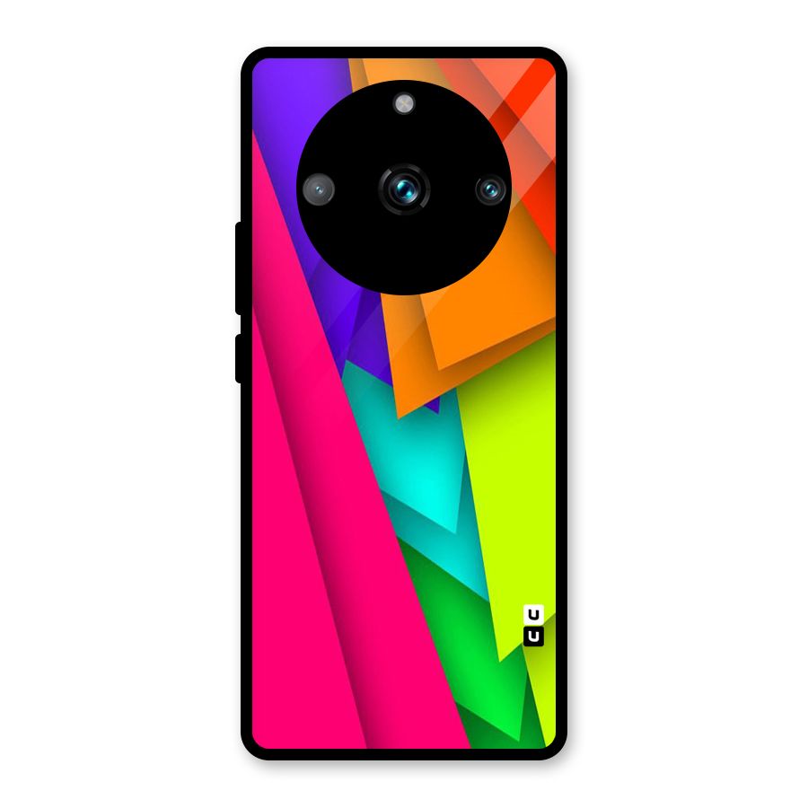 Bring In Colors Glass Back Case for Realme 11 Pro