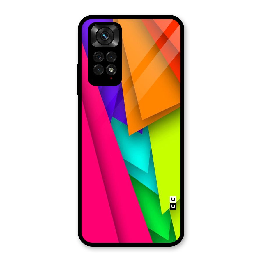 Bring In Colors Glass Back Case for Redmi Note 11S