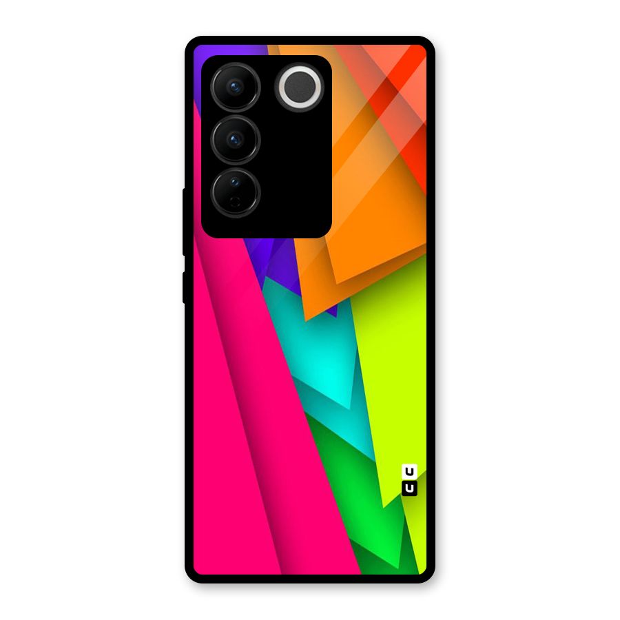 Bring In Colors Glass Back Case for Vivo V27