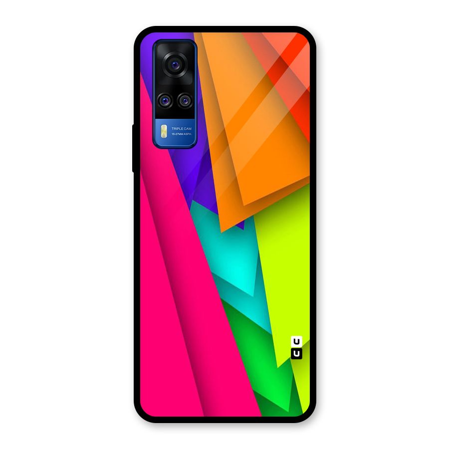 Bring In Colors Glass Back Case for Vivo Y31
