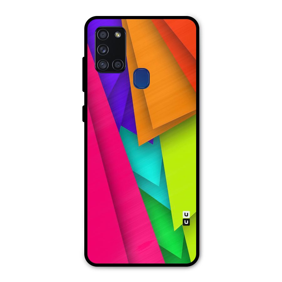 Bring In Colors Metal Back Case for Galaxy A21s