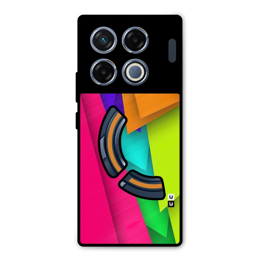 Bring In Colors Metal Back Case for Infinix GT 20 Pro