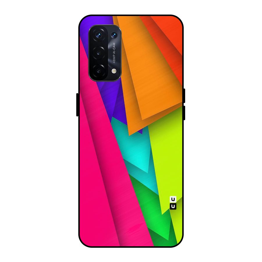 Bring In Colors Metal Back Case for Oppo A74 5G