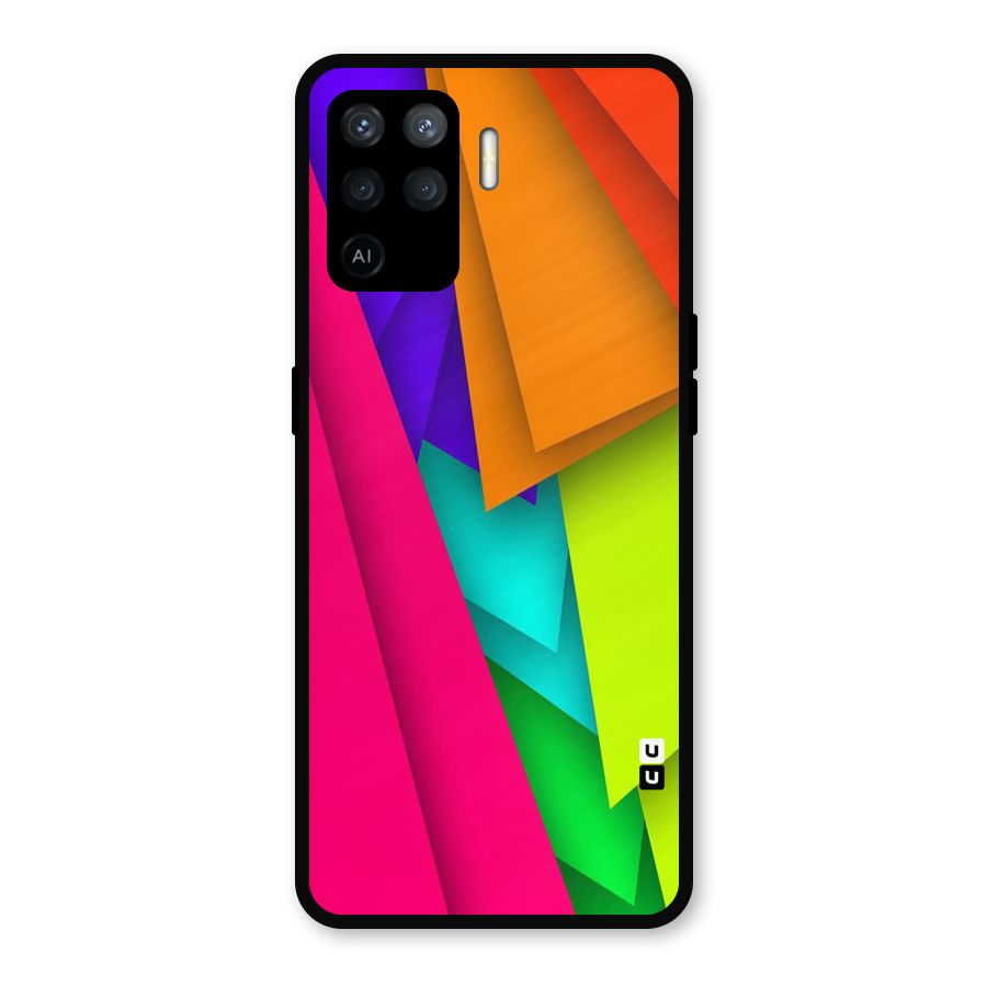 Bring In Colors Metal Back Case for Oppo F19 Pro