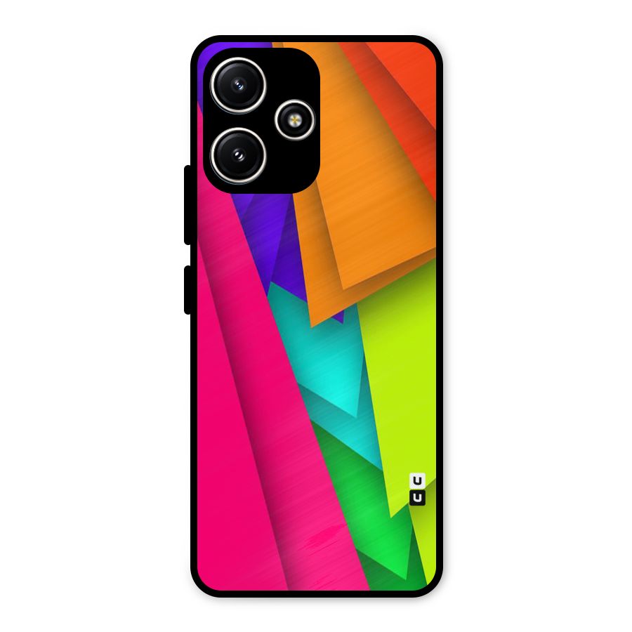 Bring In Colors Metal Back Case for Poco M6 Pro