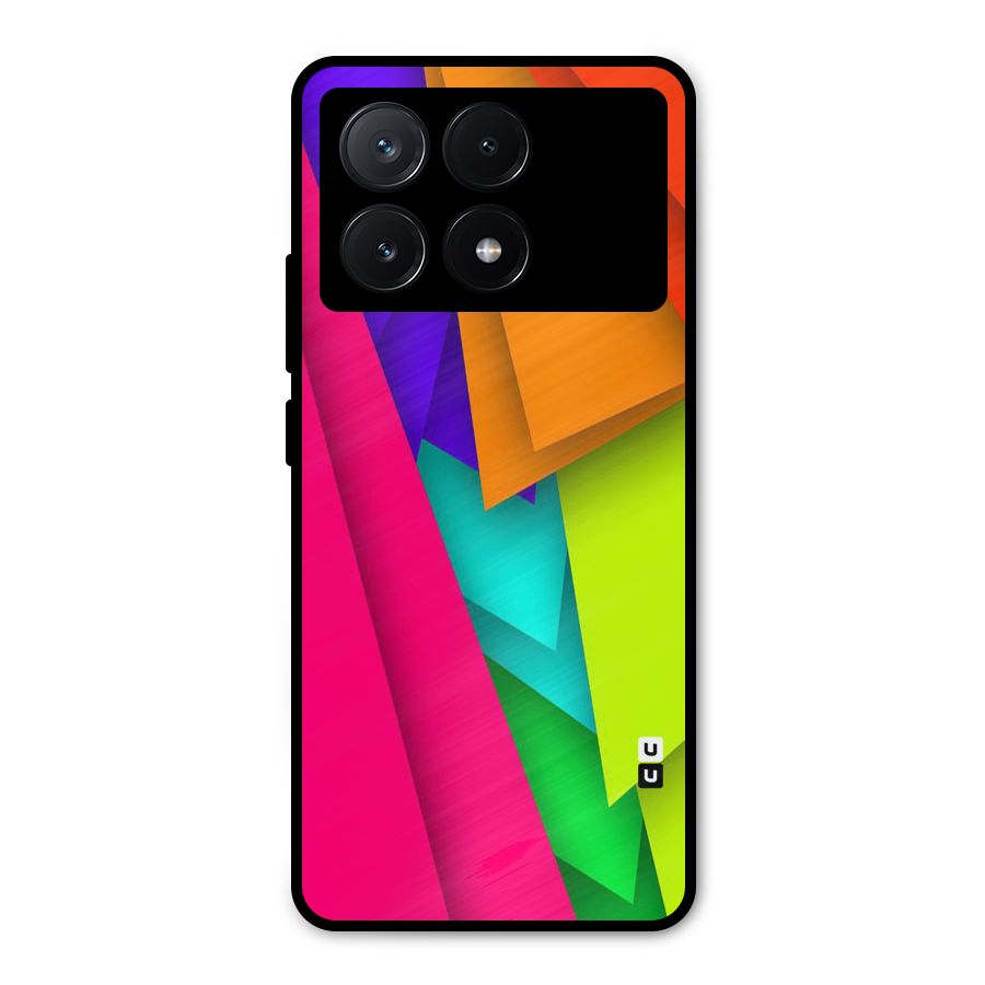 Bring In Colors Metal Back Case for Poco X6 Pro