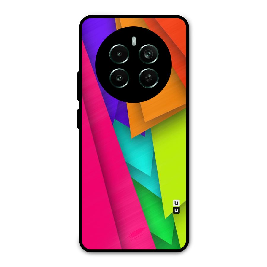 Bring In Colors Metal Back Case for Realme 12 Pro Plus