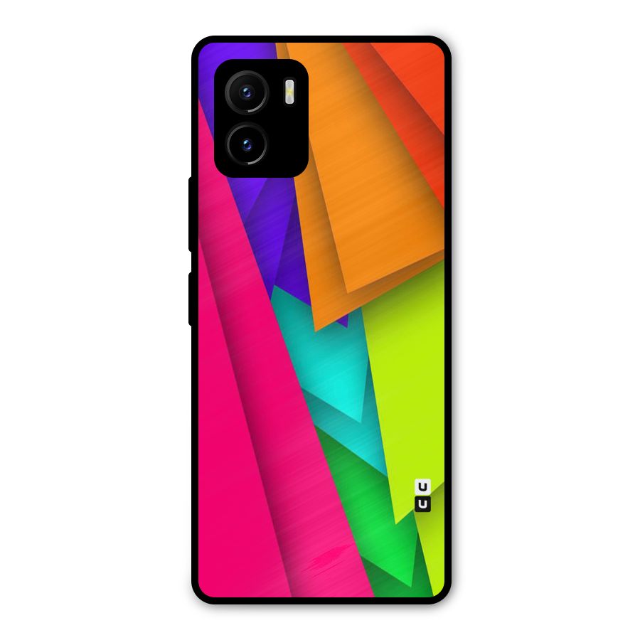 Bring In Colors Metal Back Case for Vivo Y15s