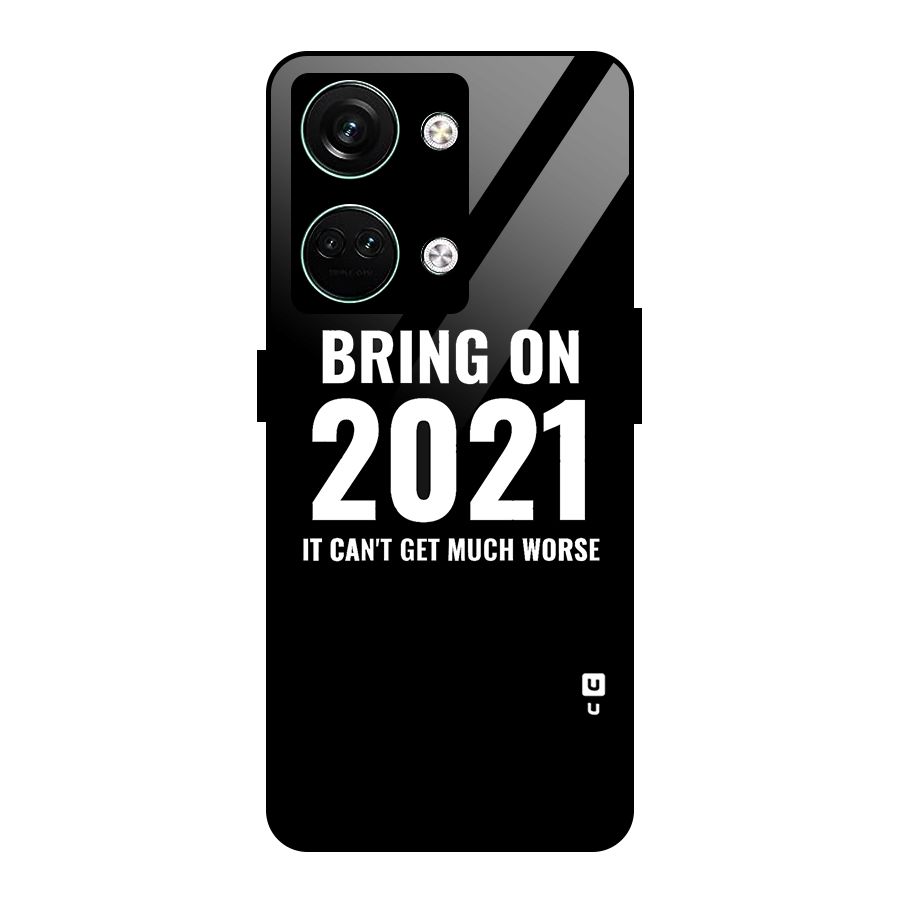 Bring On 2021 Glass Back Case for Oneplus Nord 3