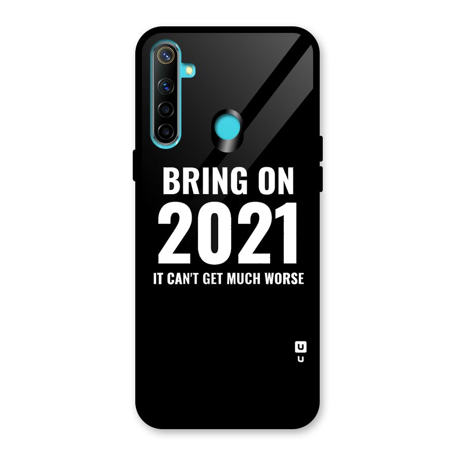 Bring On 2021 Glass Back Case for Realme Narzo 10