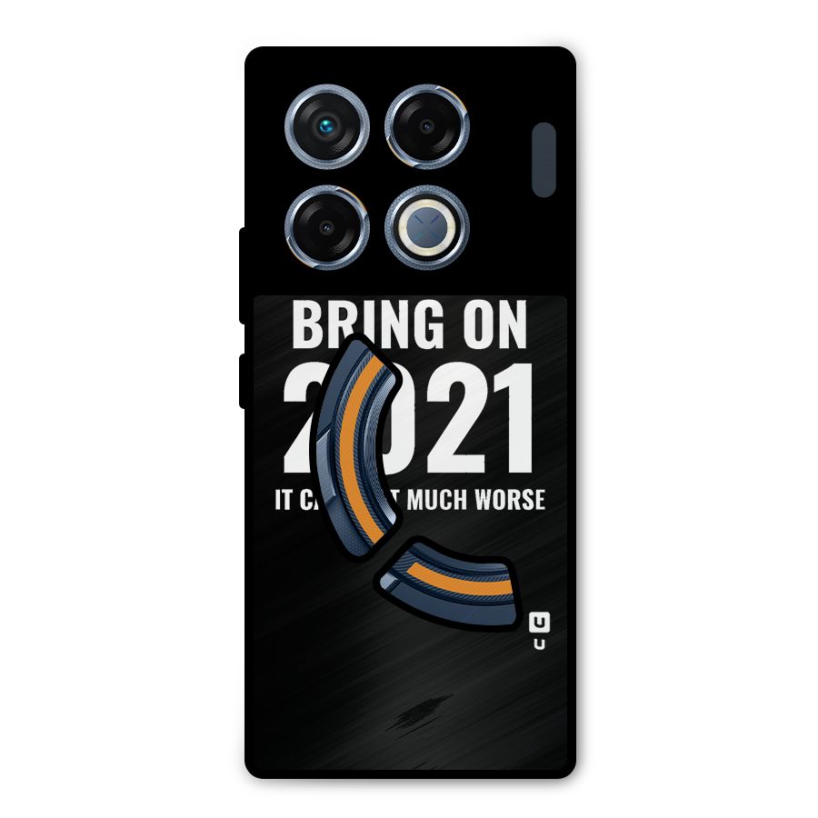Bring On 2021 Metal Back Case for Infinix GT 20 Pro