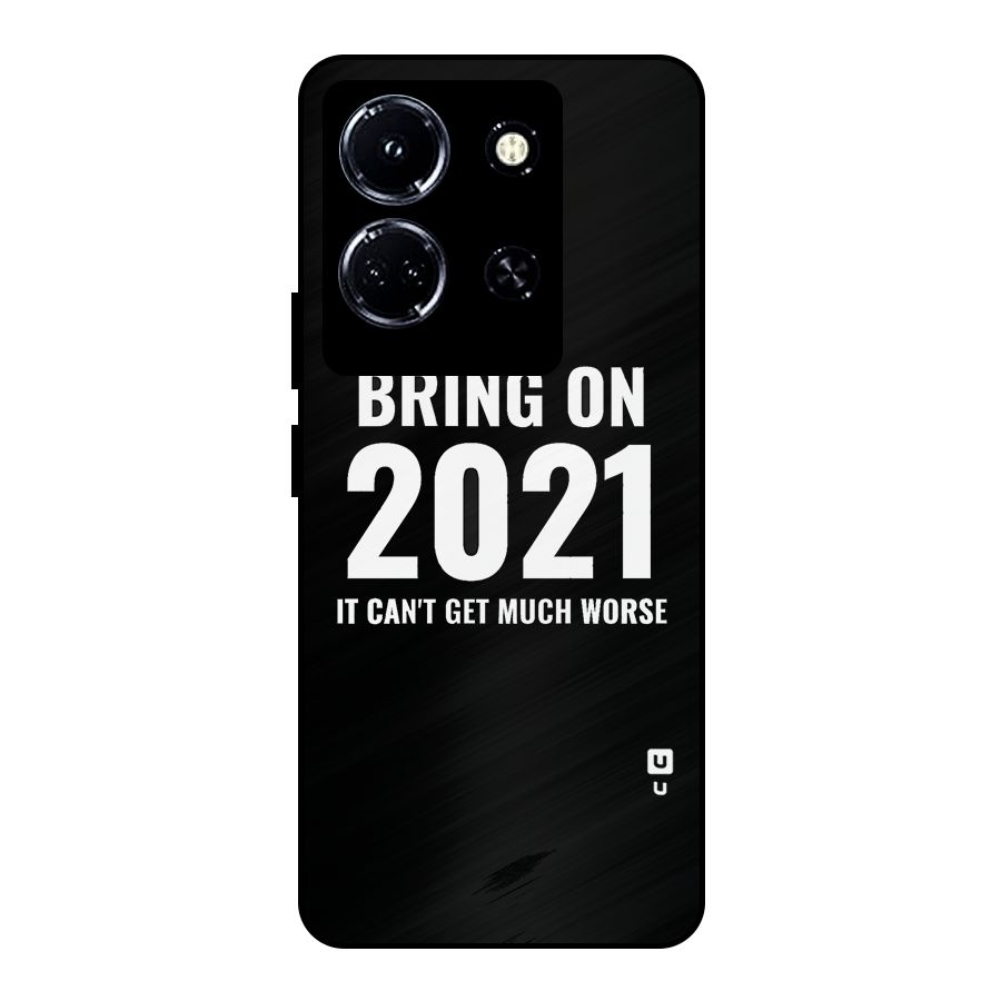 Bring On 2021 Metal Back Case for Infinix Note 30 5G