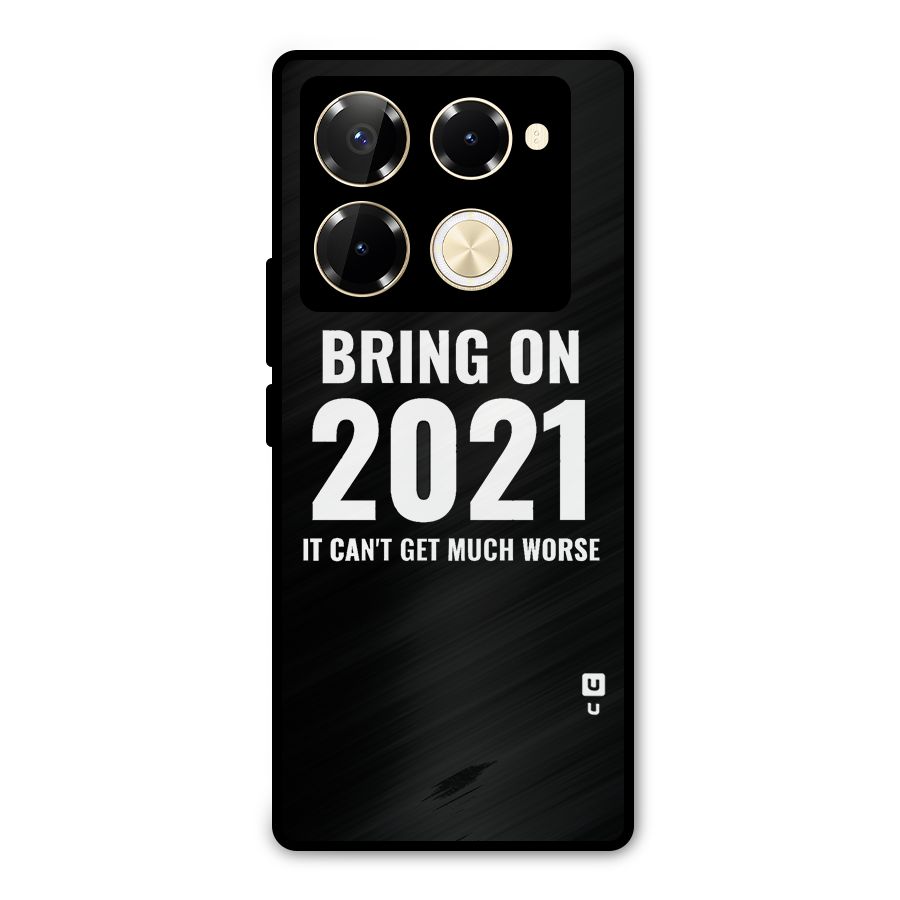 Bring On 2021 Metal Back Case for Infinix Note 40 Pro Plus