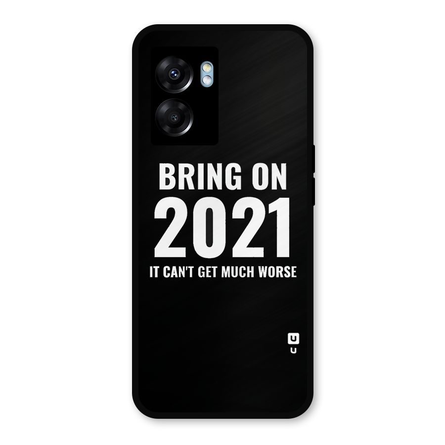 Bring On 2021 Metal Back Case for Realme Narzo 50 5G
